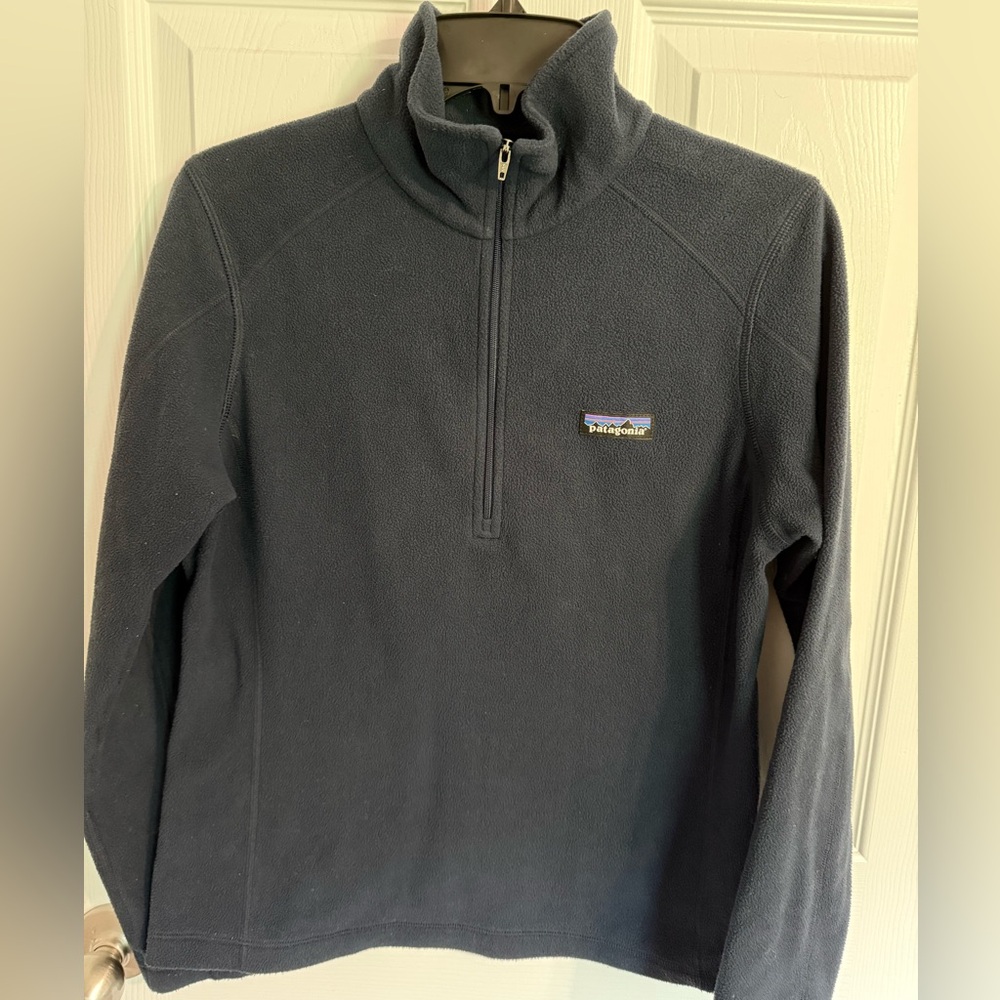 Patagonia Navy Micro D 1/4 zip